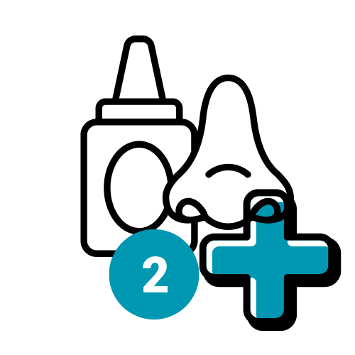 2 boquillas nasales adicionales